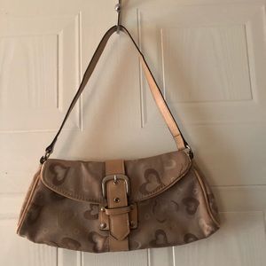 Beige and brown hearts y2k purse